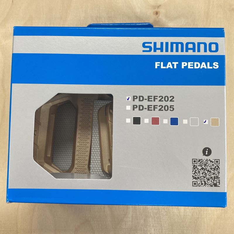 Pedal Flat Shimano EF202 Gold