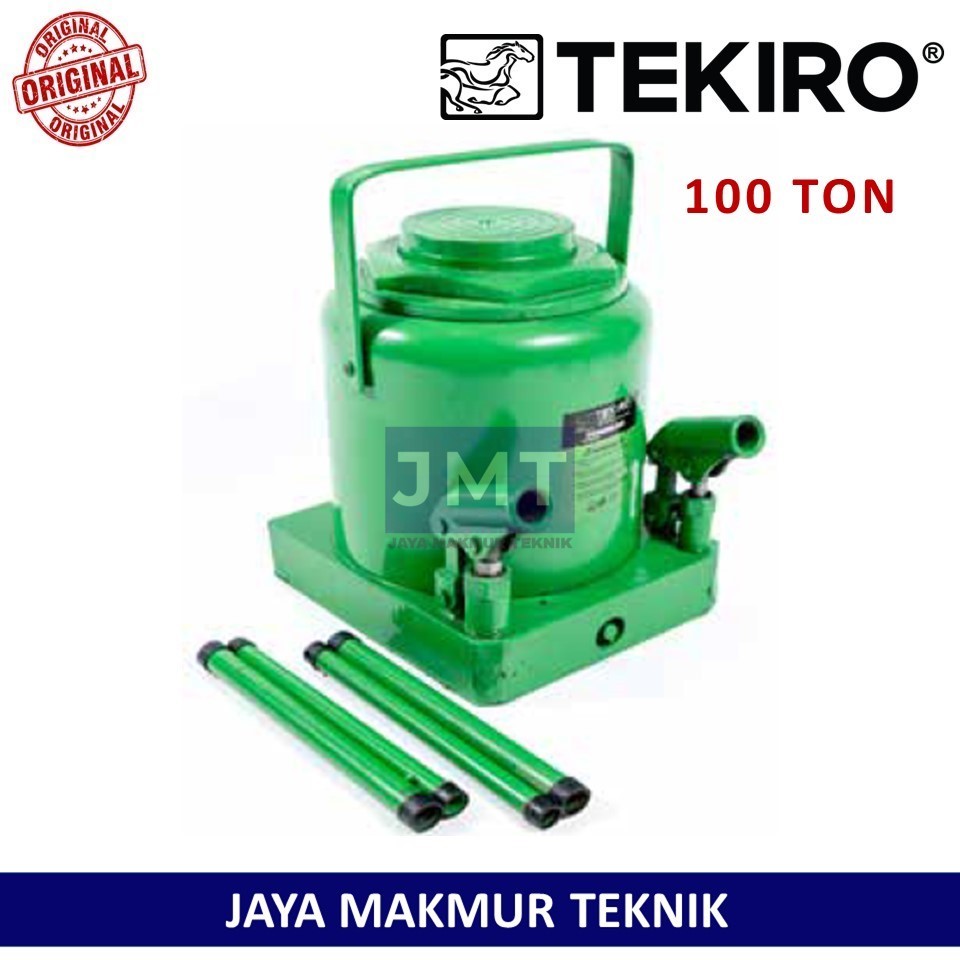Tekiro Dongkrak Botol 100 Ton Hidrolik Hydraulic Jack