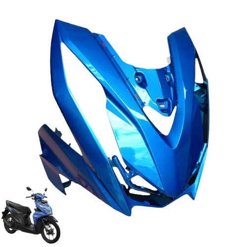 TAMENG DEPAN BEAT LED BIRU / PANEL BEAT LED 2020 - 2023 BIRU / TAMENG BEAT DELUXE BIRU