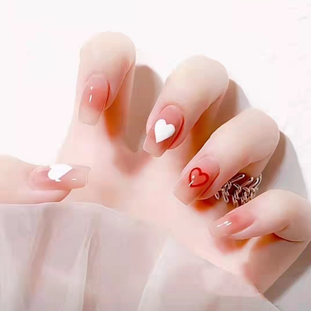 Kilau Seni Kuku Palsu Emas Merah Kepingan Salju Rusa Natal kuku palsu nail art