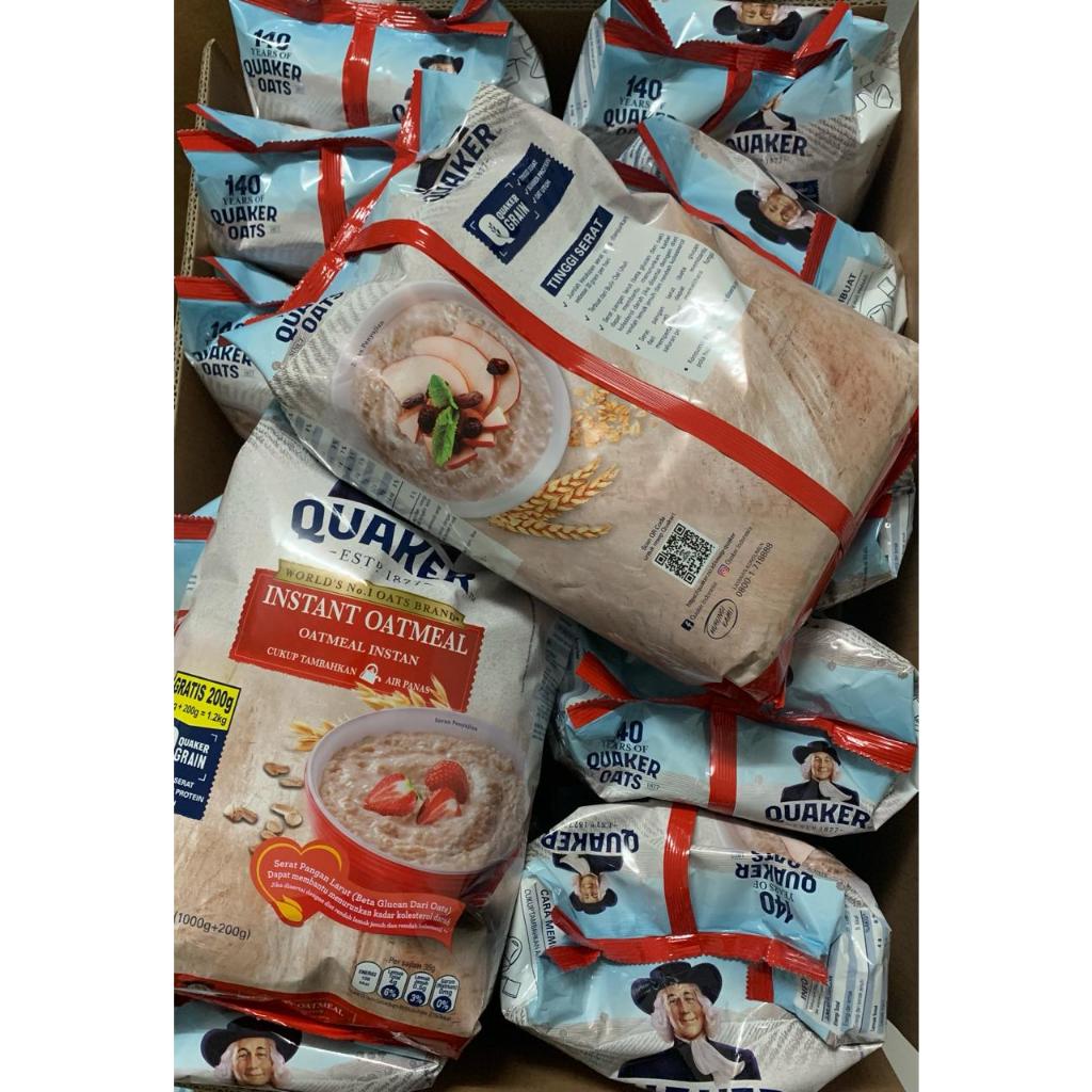

Quaker Instant Oatmeal 1200 gr (Packing Kardus)