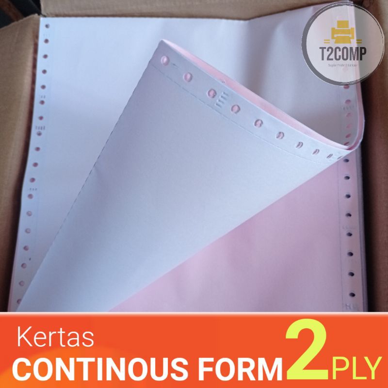 

Kertas NCR Continuous Form 2 ply / Kertas Rangkap 2 / Kertas Invoice /Kertas Surat Jalan