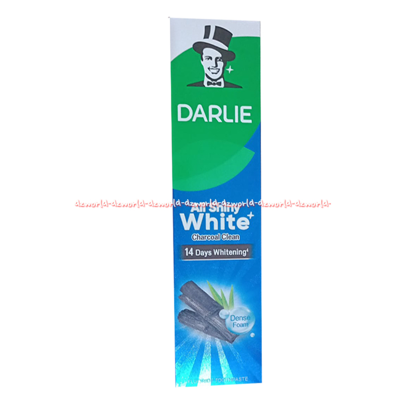 Darlie 140gr All Shiny White Charcoal Clean Odol Darli Hitam Odol Pasta Gigi Black Charcoal Arang To