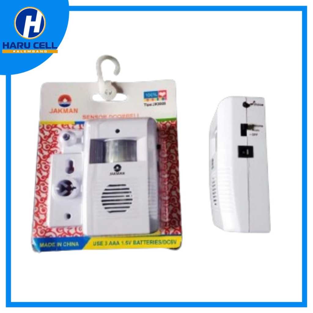 Bel Toko / Alarm Sensor Gerak JAKMAN JK8008 + Adaptor