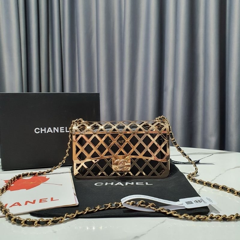 TAS BATAM | TAS WANITA | TAS PRIA | 04 Leather GOLD - Hitam AP6628 Q061Q