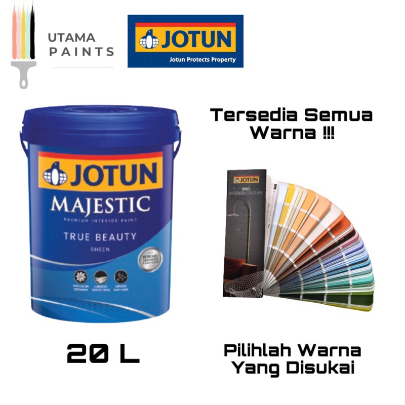 CAT TEMBOK INTERIOR JOTUN TRUE BEAUTY SHEEN 20L
