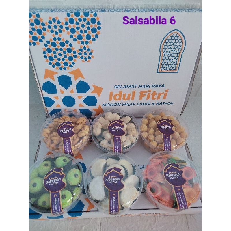 

paket kuker salsabila 6 / paket kue kering murah