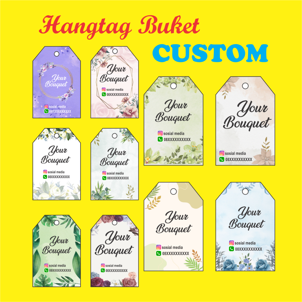 

HANGTAG BOUQUET/BUKET CUSTOM