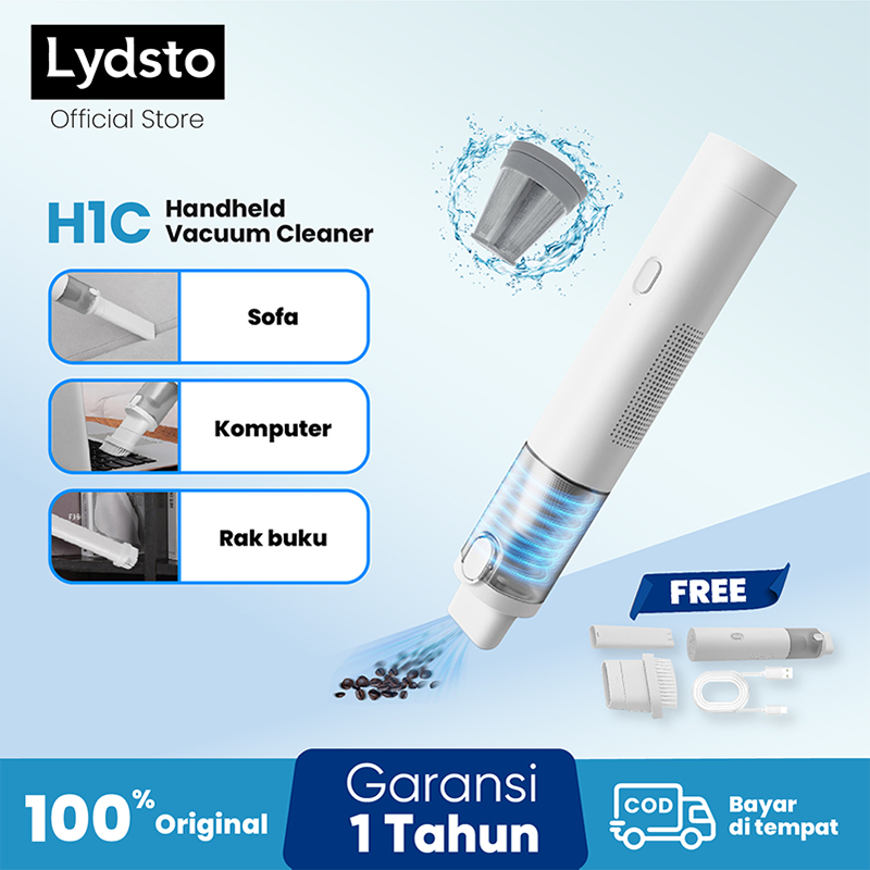 Lydsto H5/H1C Vacuum Cleaner Portable Penyedot Penghisap Debu Mobil Rumah 2in1