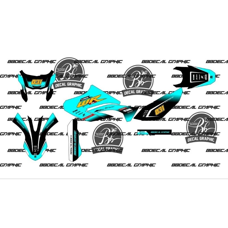 decal wr155 stiker wr155 decal wr terbaru decal Supermoto decal yamaha