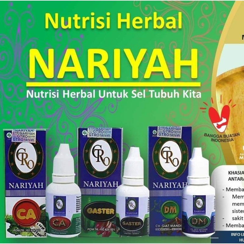 Nariyah Gaster Nariyah Herbal Original Ca Dan DM