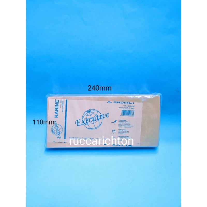 

AMPLOP COKLAT EXECUTIVE DINAS 110x240MM