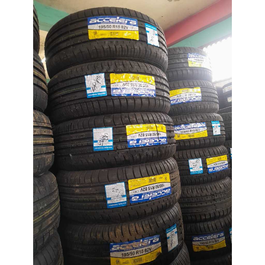 Ban Mobil R15 Merk Accelera PHI-R Ukuran 195 50 R15 Tubles Brio Agya Cayla Sigra Dall-Palembang