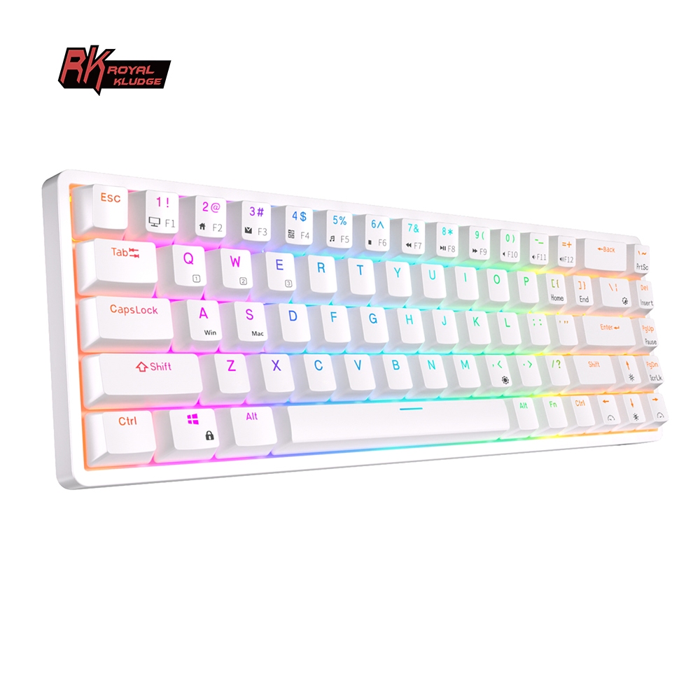 Royal Kludge RK837 RKG68 Mechanical 68 Keys RGB Hotswappable Keyboard