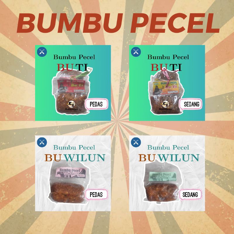 

Bumbu pecel Bu Ti & Bu Wilun