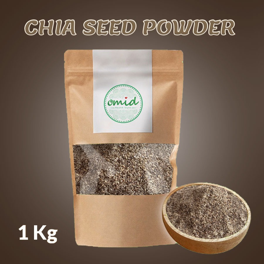 

Black Chia Seeds Powder | [ 1 Kg ] Tepung Biji Chia hitam