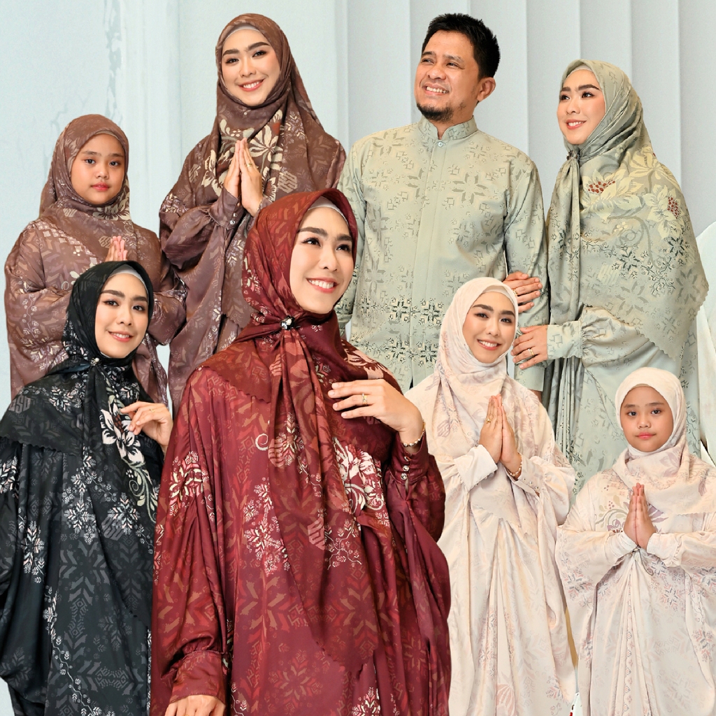 OSD - Khalisa Series Dress Syari Kaftan Set Scarf Premium