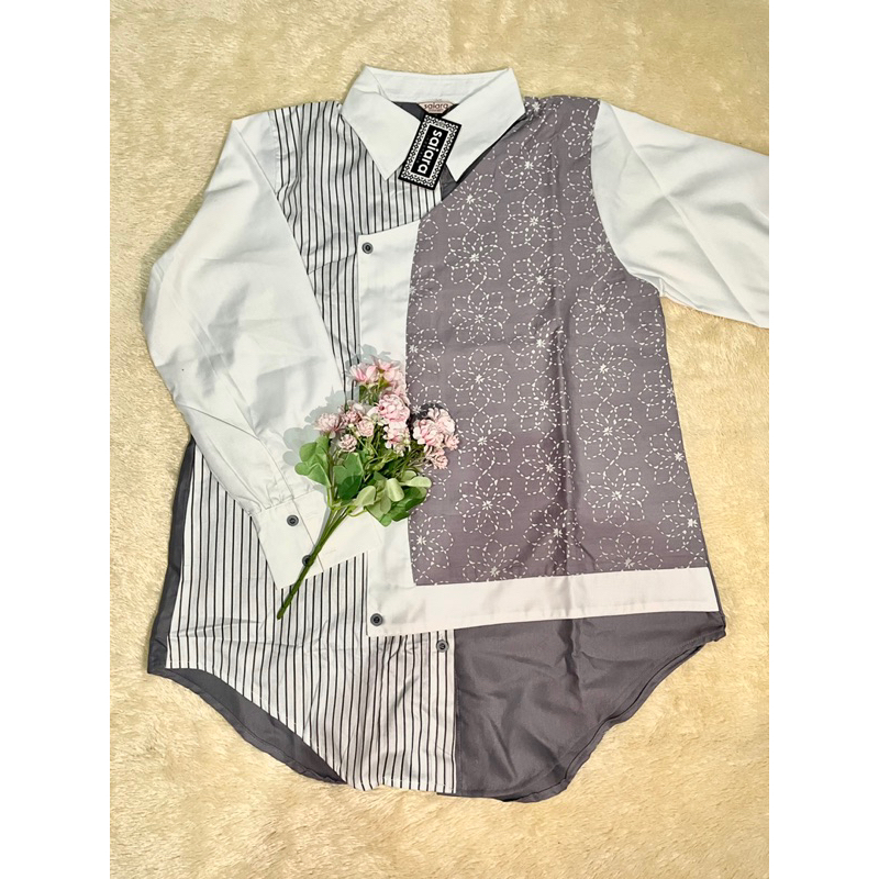Blouse Batik Ashana White By Saiara Indonesia Bukan BS, Preloved Second