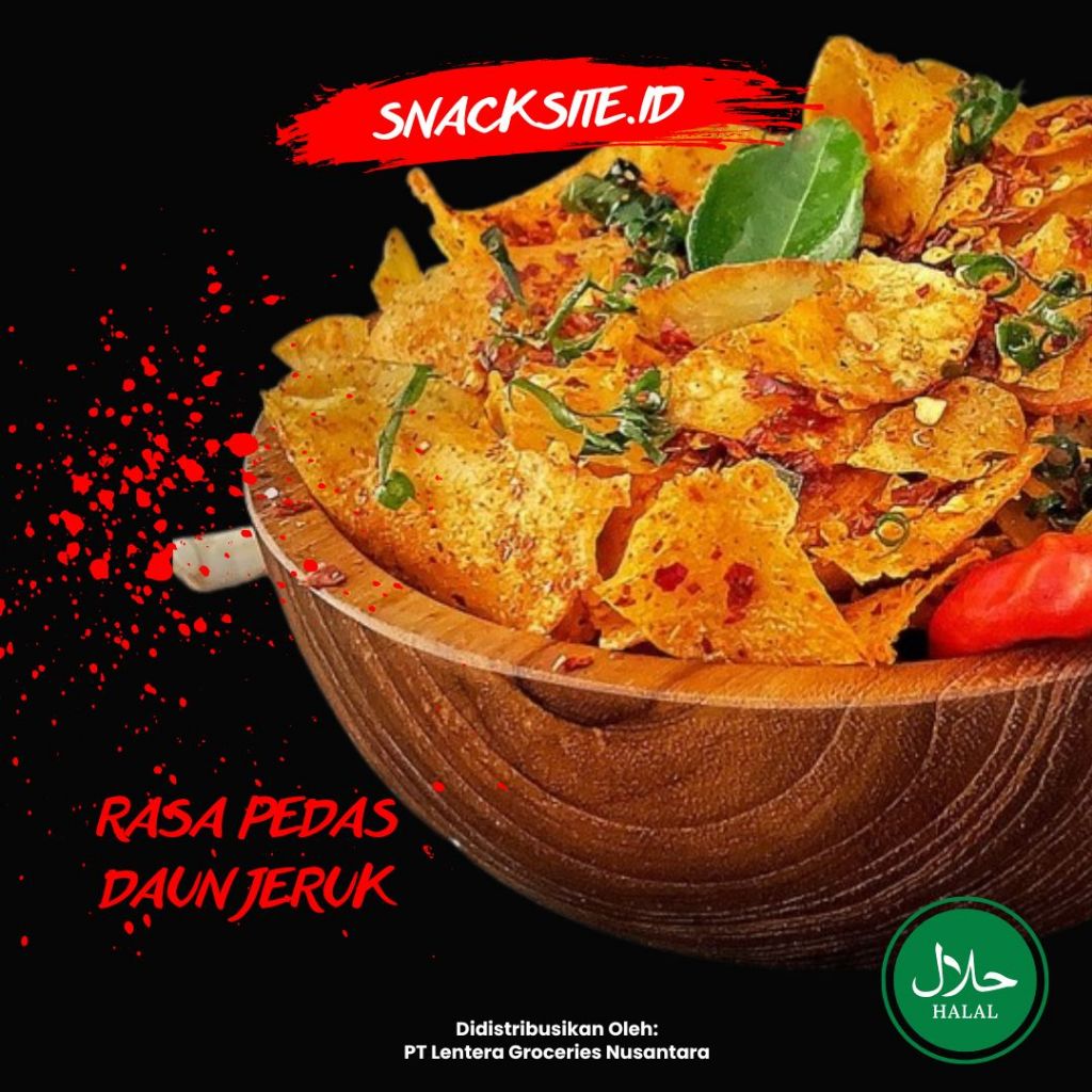 

Keripik Singkong - Rasa Pedas Daun Jeruk 150gr