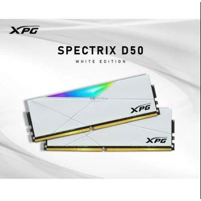 ADATA MEMORY MODULE ADATA D50 PC 3600 SPECTRIX 8GB DDR4 DUAL WHITE (AA)