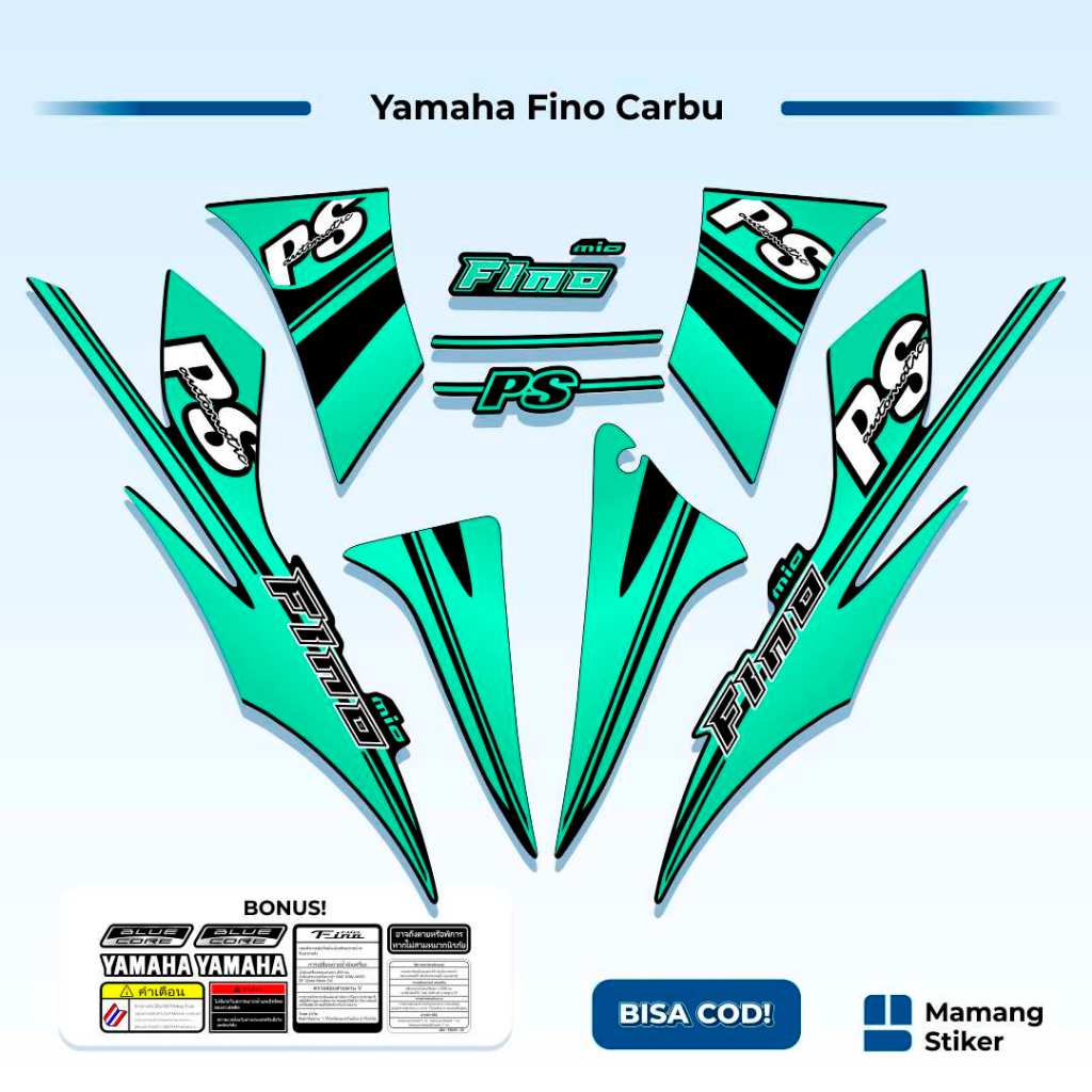 Striping Fino Karbu Classic Variasi (1) Thailand Vietnam 2012 2013 Full Body 125 Fino Lama