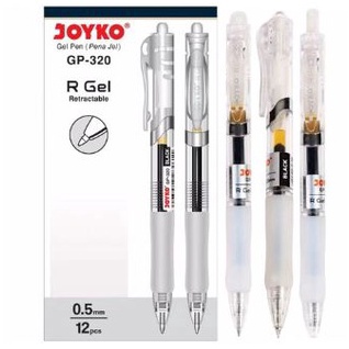 

IKU373 ORIGINAL 12Pcs Pulpen Joyko R Gel GP 32 Pen Gel Cetek 5mm