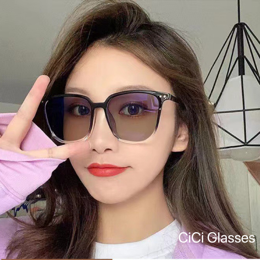 Kacamata Photocormic Minus -1.0~-6.0 Bingkai Kacamata Cahaya Ultra Kacamata Minus Wanita