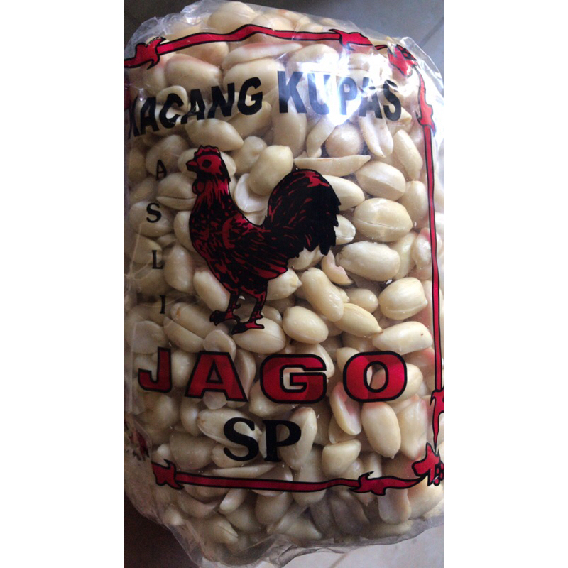 

kacang kupas cap jago butiran besar