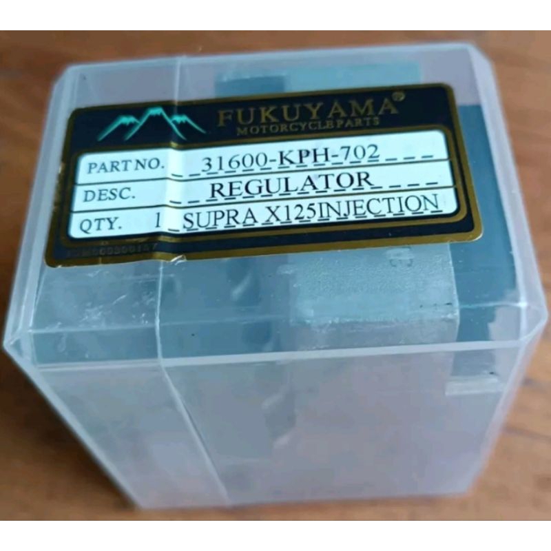 Kiprok supra x 125 injeksi / regulator supra x 125 injection 12v fukuyama 31600KPH701 / 31600KPH702