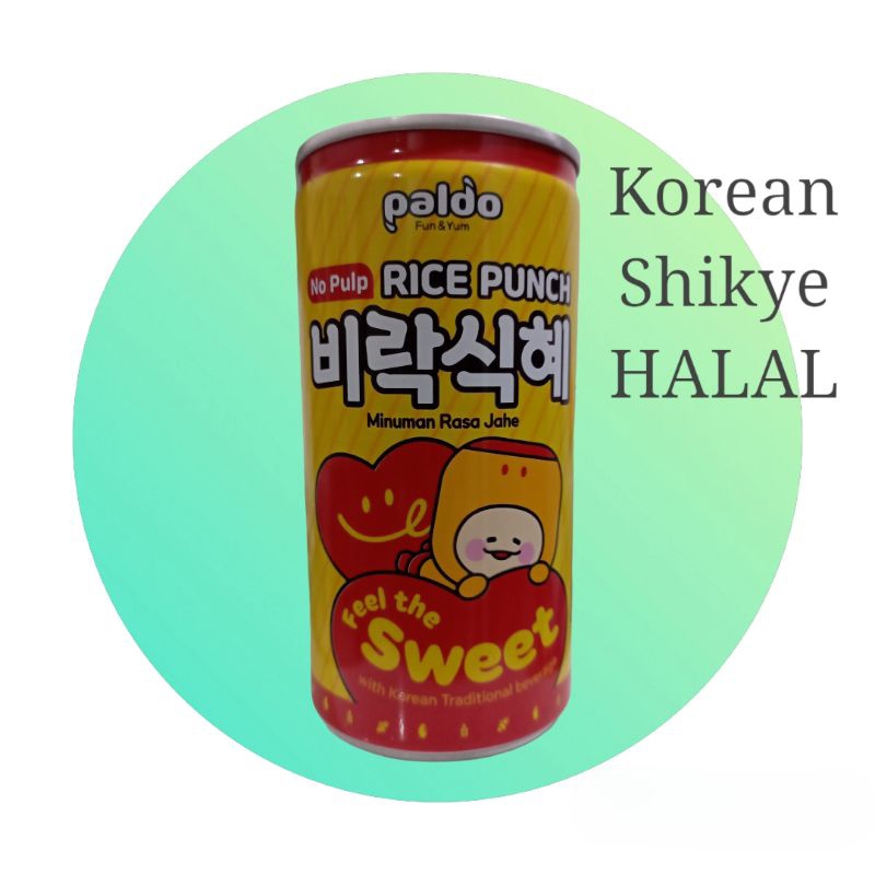 

Paldo Rice Punch 175ml Minuman Rasa Jahe - Shikye Korea Halal