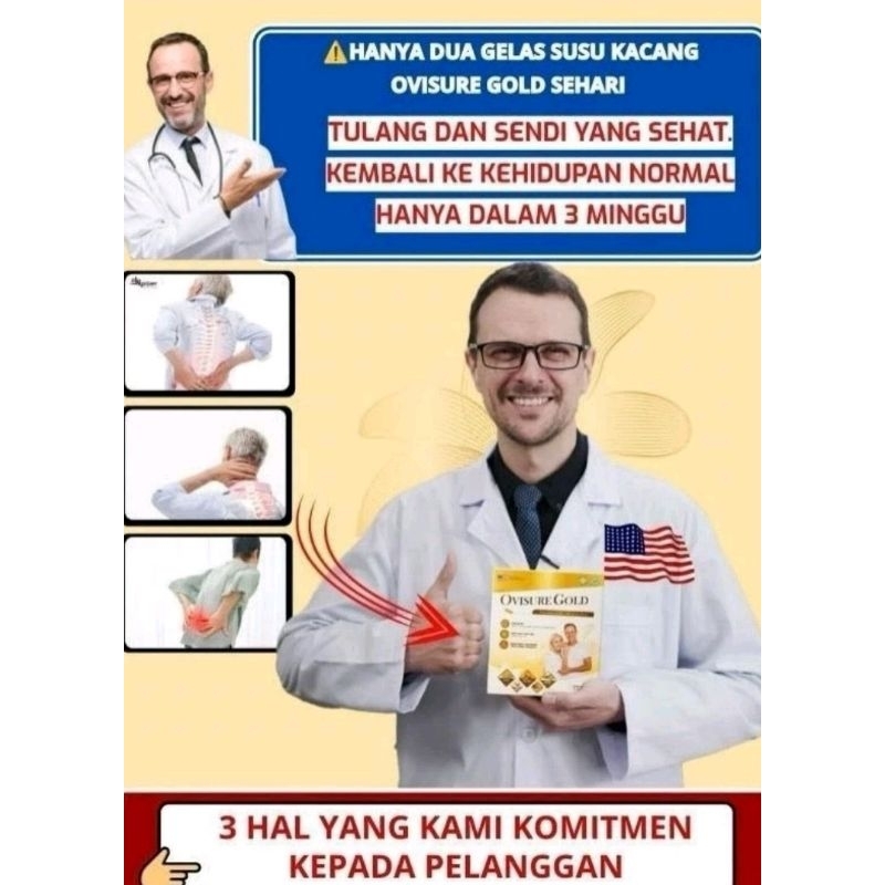 

OVISURE GOLD SUSU VITAMIN TULANG & SENDI NYERI OTOT ASTEOPOROSIS OSTEOARTHRITIS SUSU OVISURE