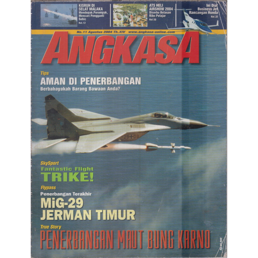 MAJALAH ANGKASA NO. 11 AGUSTUS 2004 TAHUN XIV