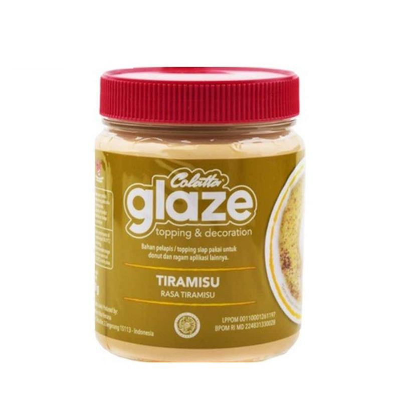 

Colatta Glaze Topping & Decoration Dark Tiramisu 250 g | Colatta Dark Compound Chocolate