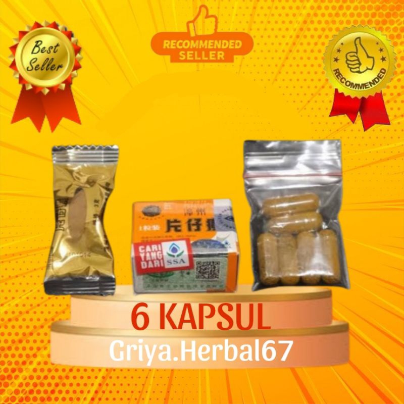 PIEN TZE HUANG ZHANG - Pien Tze - Obat Pasca Operasi Pien zie Huang Isi 6 Kapsul