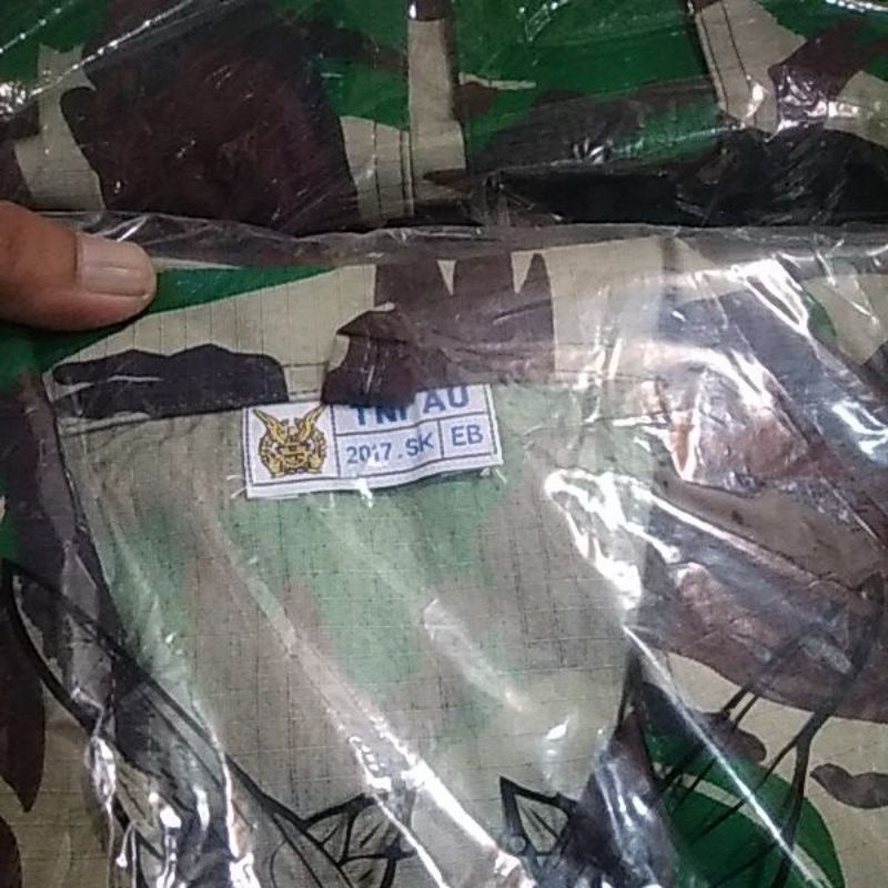 BAJU PDL DORENG JATAH TNI AU 2017 SIZE EB