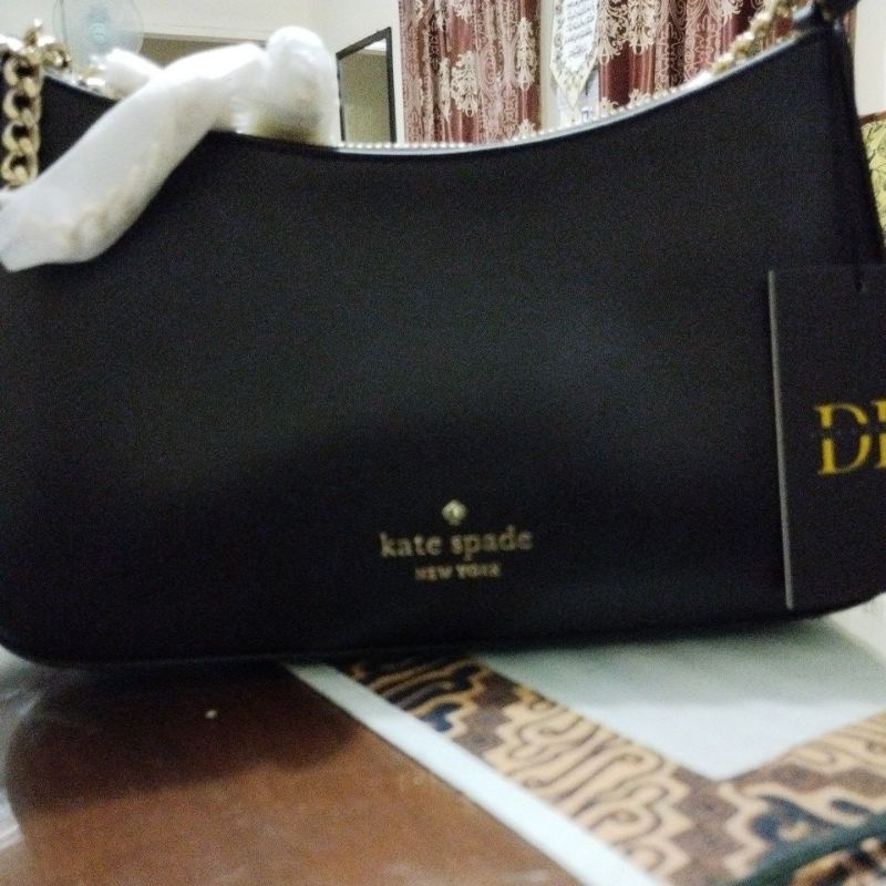 Tas wanita kate spade KS original tas hitam clutch tas slempang tas selempang
