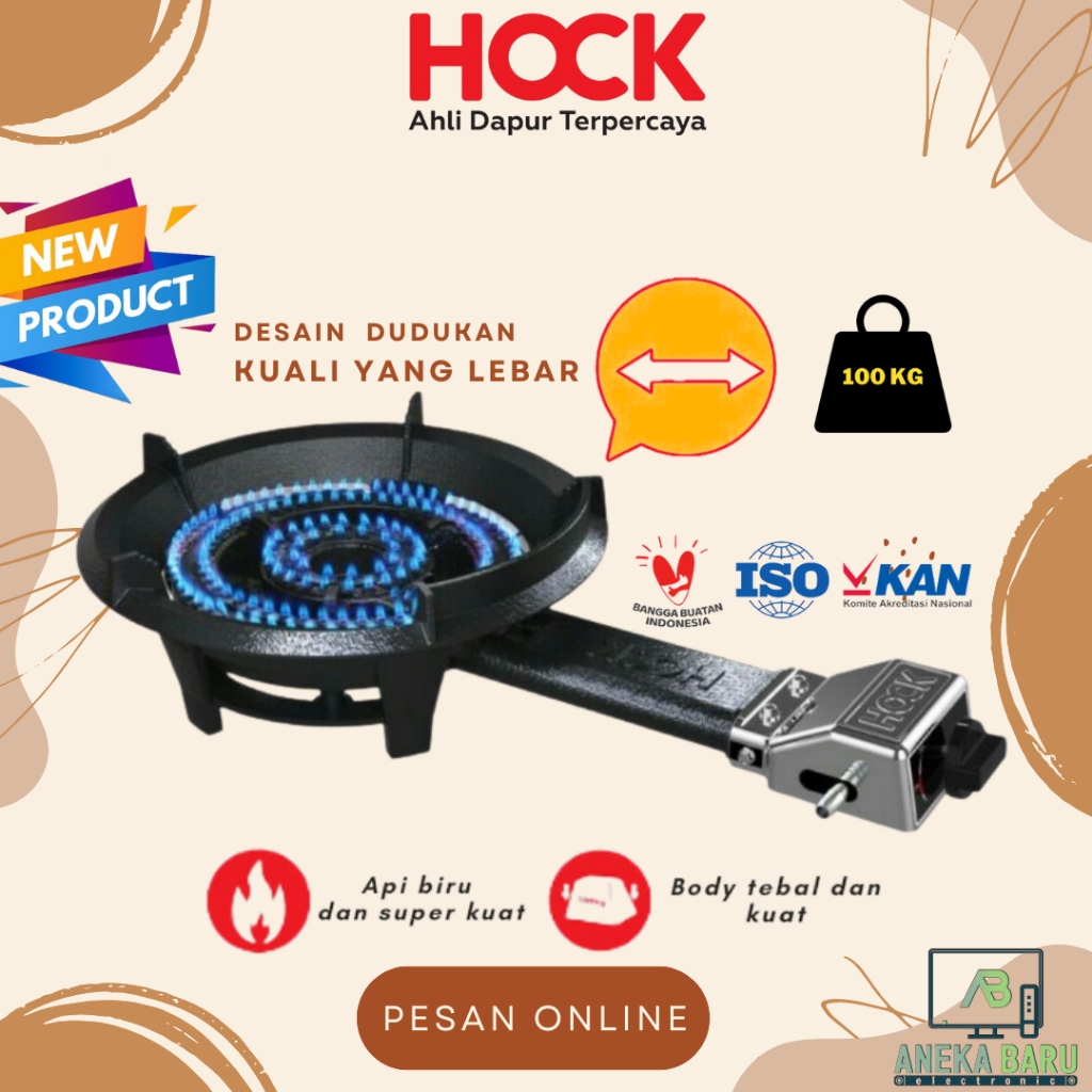 [READY & COD] Hock Kompor Mawar Coran Besar Low Pressure Tekanan Rendah HC-102CL / 102CL / HC 102 CL