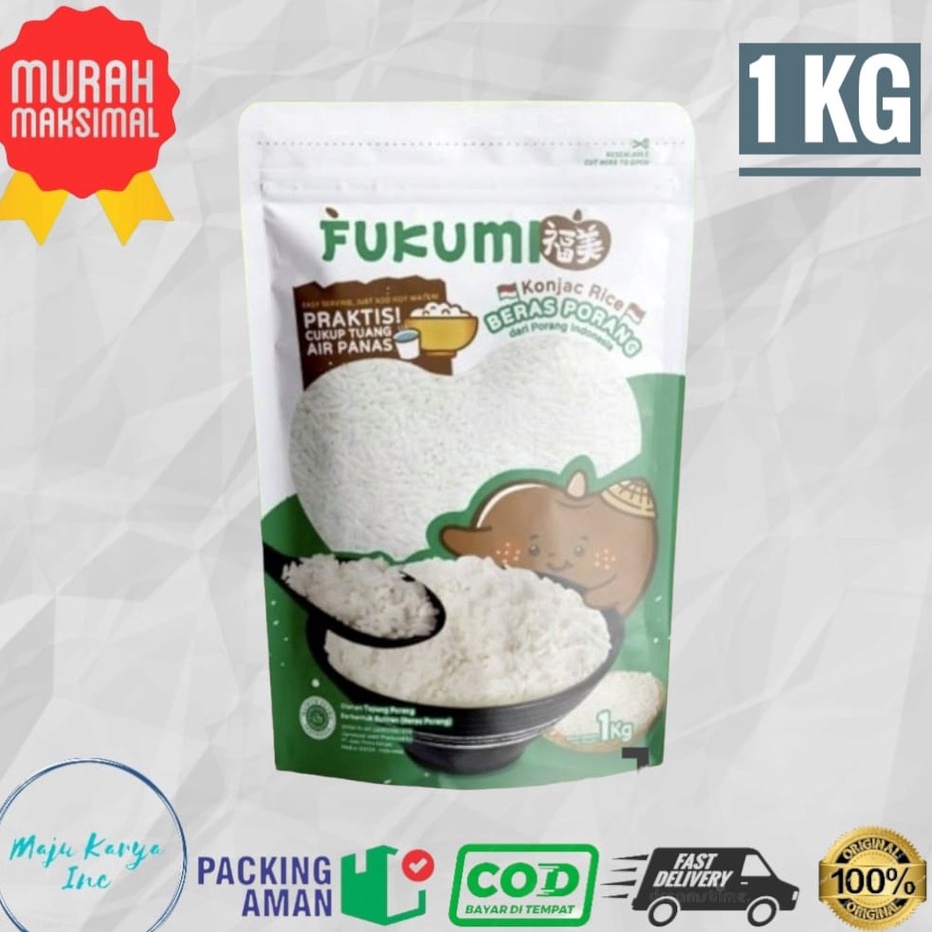 

TERBARU FUKUMI BERAS PORANG POUCH 1KG