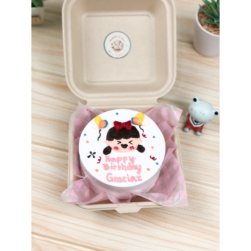 

Bento Cake Karakter lucu bisa Costum cake