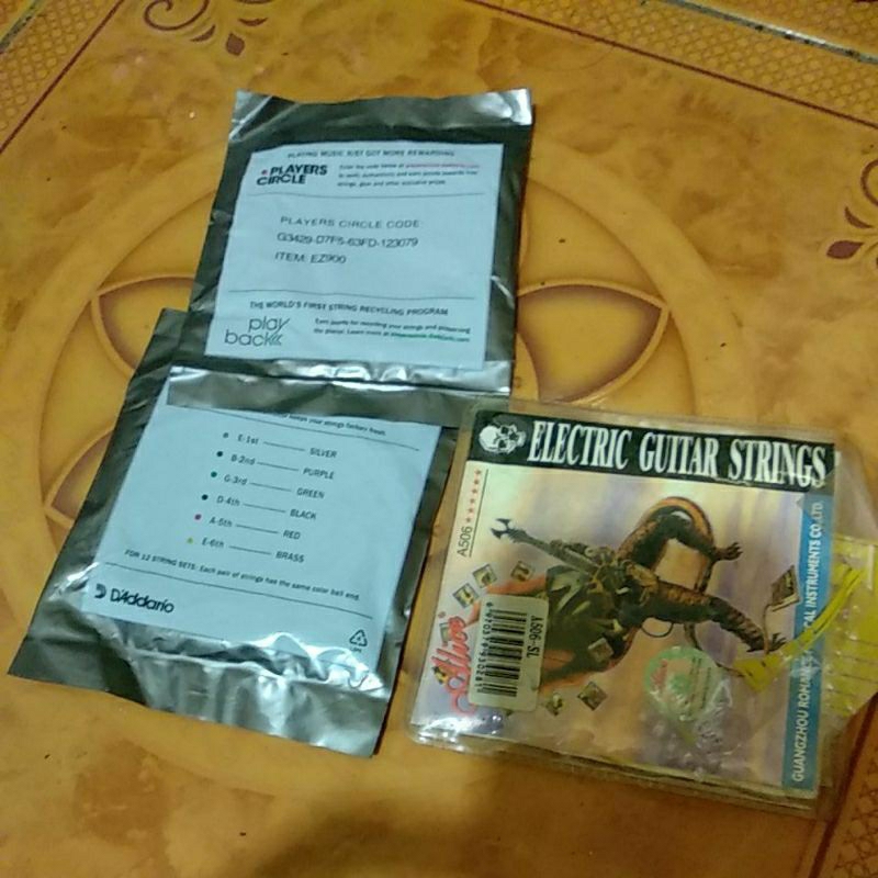 senar gitar elektrik akustrik eceran senar 4