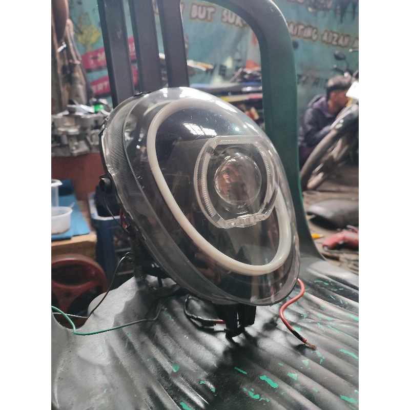 Biled Scoopy bekas lampu biled Scoopy projie scoopy