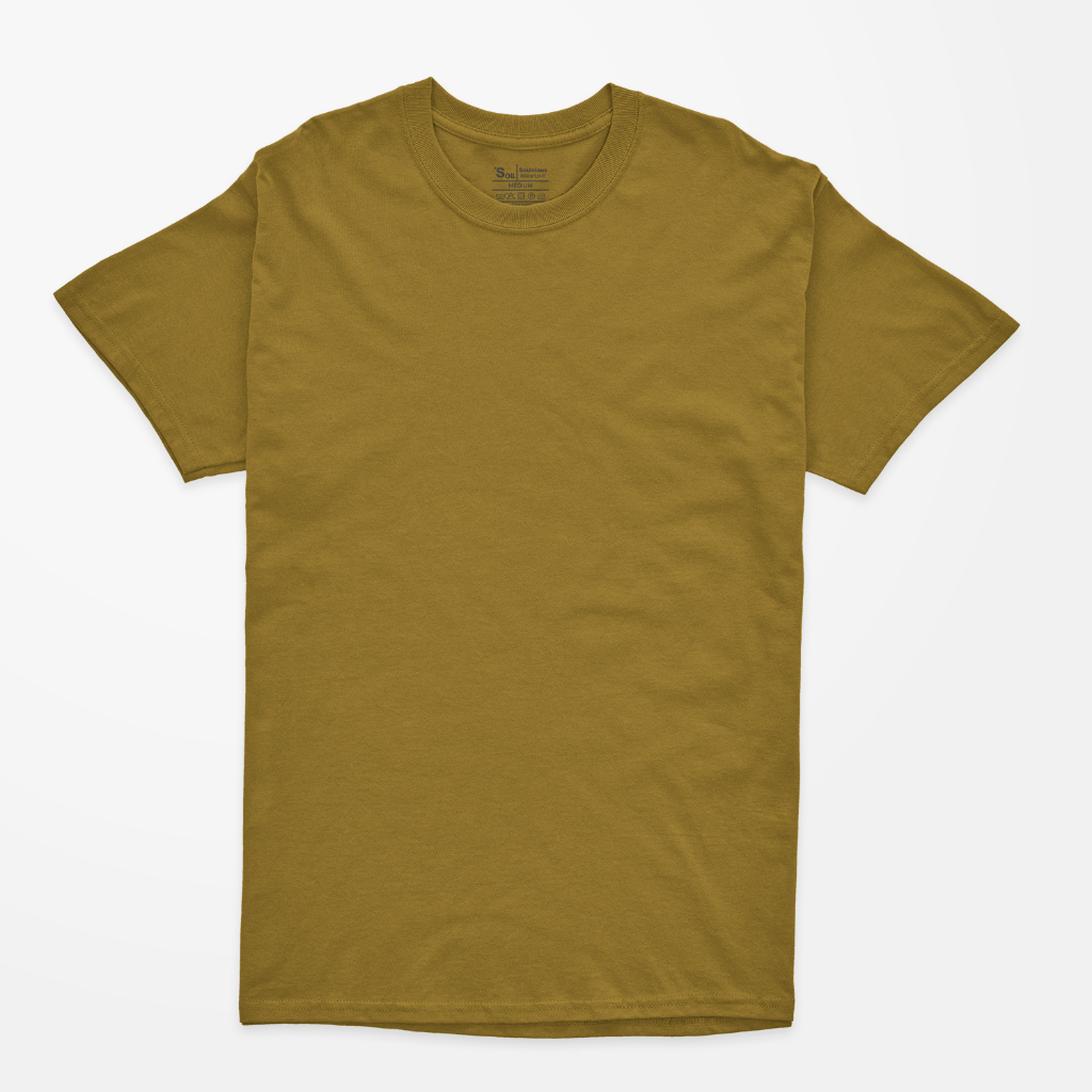 Blank T-shirt Dijon Yellow (Kaos Polos Kuning Dijon)