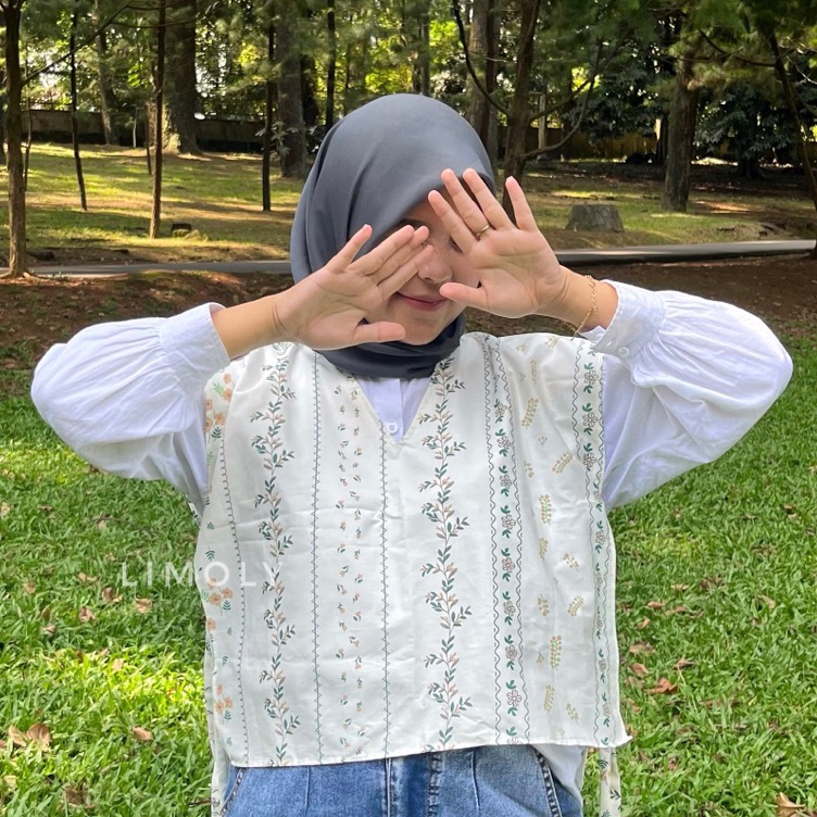 Terbaru Sunny Vest  Vest Batik Wanita  Vest kantor