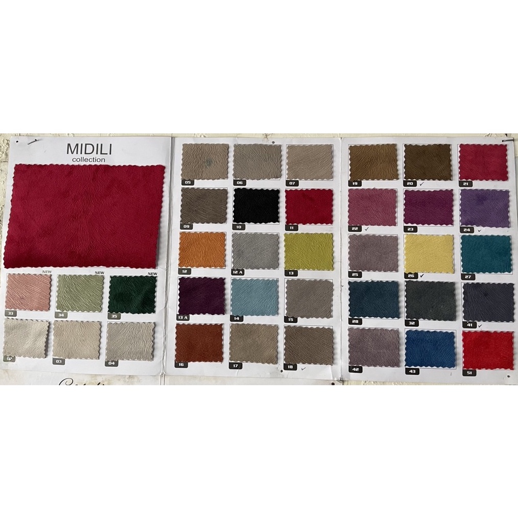 ART C17P HARGA TERMURAH KAIN POLOS MIDILI  KAIN MEDALIKAIN TAVOSMIDILLI UNTUK FURNITURE KURSI SOFA K