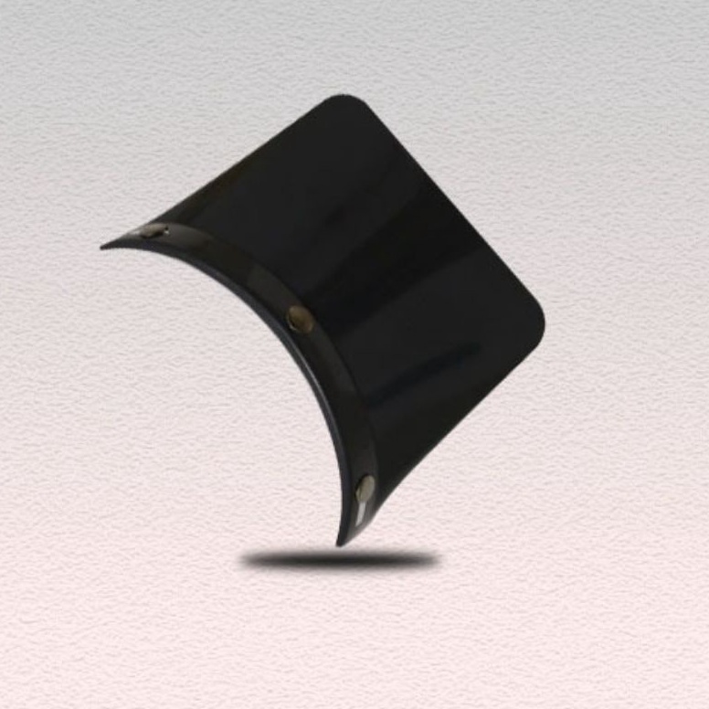 Viral Pet  Ped Panjang  Bebek Helm Bogo Hitam Doff