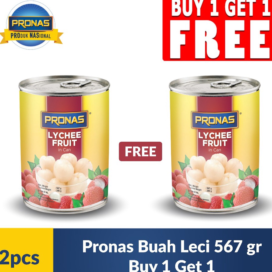 

HOT PRONAS Buah Leci 567 gr Buy 1 Get 1