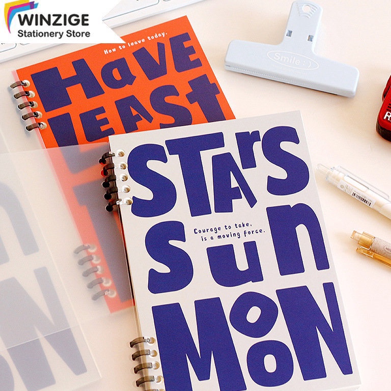 

XBE712 Free Ongkir Winzige A5 B5 Buku Tulis Sekolah Lucu Spiral Notebook Buku Diary Aesthetic Jurnal Lose Leaf Binder Kuliah Ring Notebook