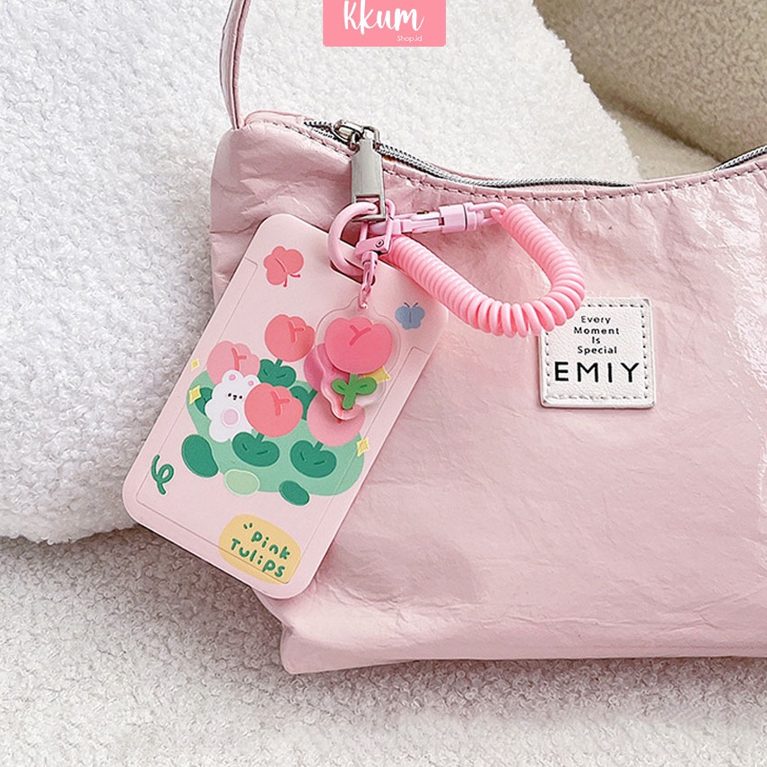 

IJG428 Free Ongkir ID Card holder Name tag gantungan kartu cute Kartu akses MRT Busway lanyard