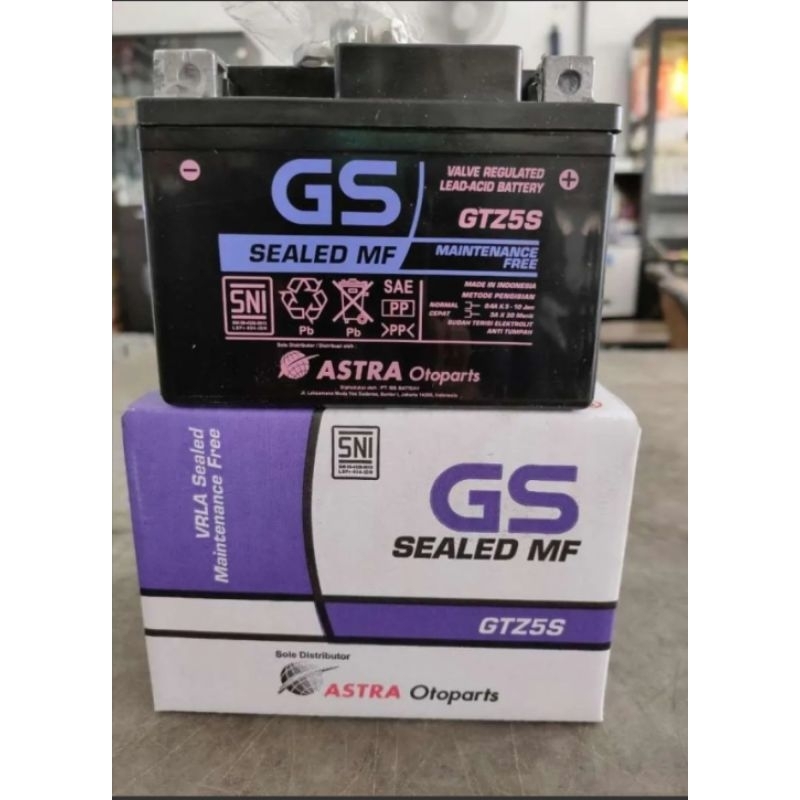 AKI GS ASTRA MOTOR BEAT FI SUPRA X 125 VARIO AKI MOTOR GS ASTRA ORIGINAL MF GTZ5S