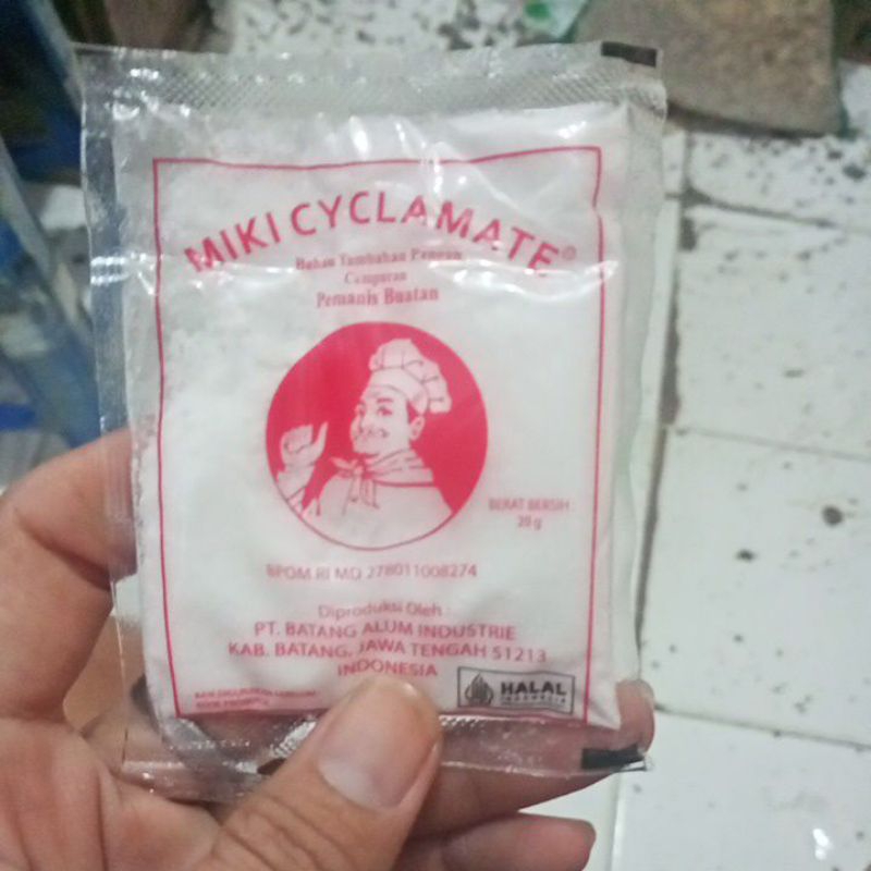 

Miki pemanis 20 gr bijian (beli 10 lebih murah)